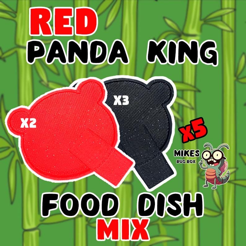 Panda Isopod Food Bowl 5 Pack