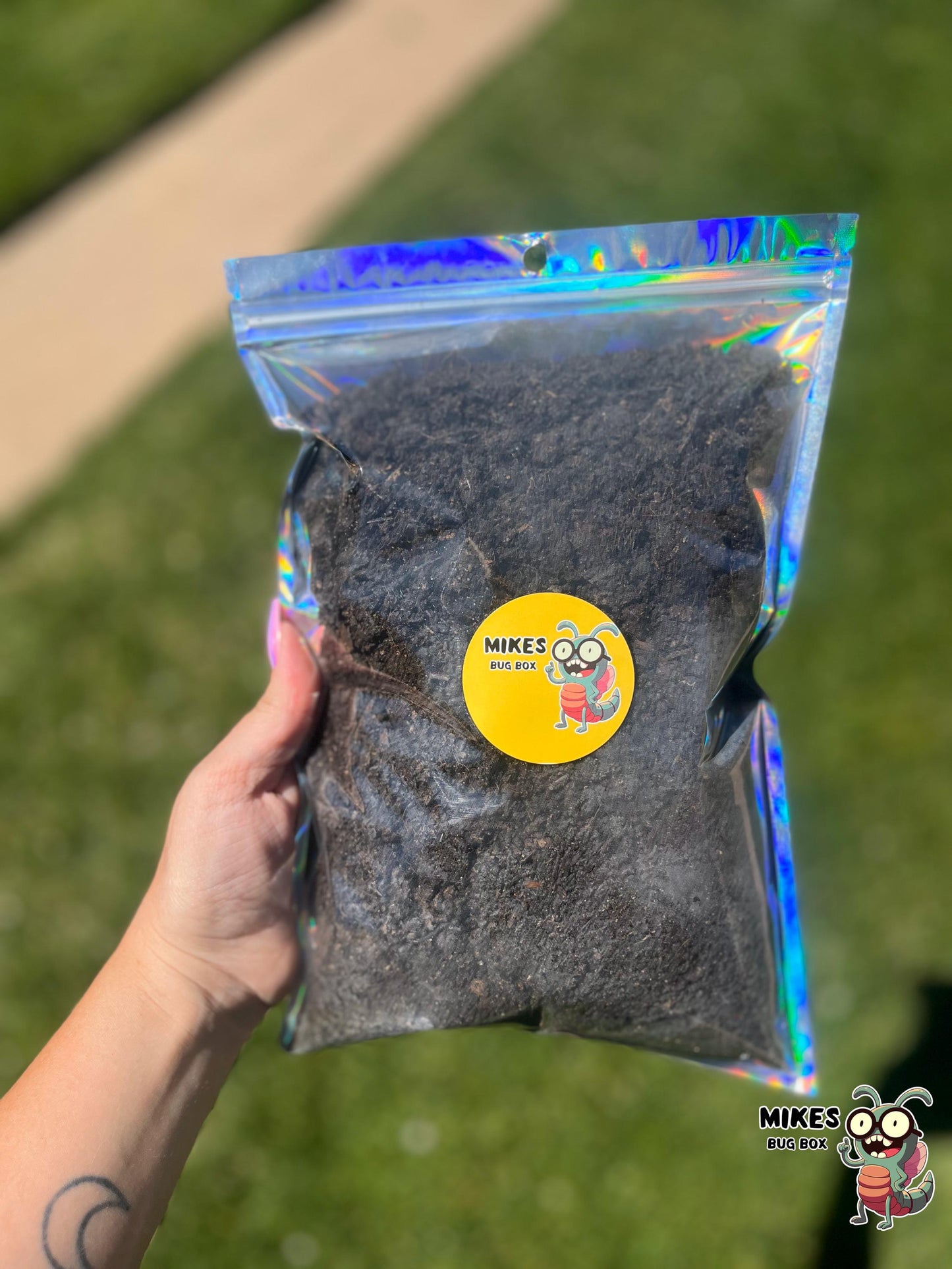 2lbs of Colorado Mountain Substrate – Enriched Bioactive Blend for Isopods & Springtails
