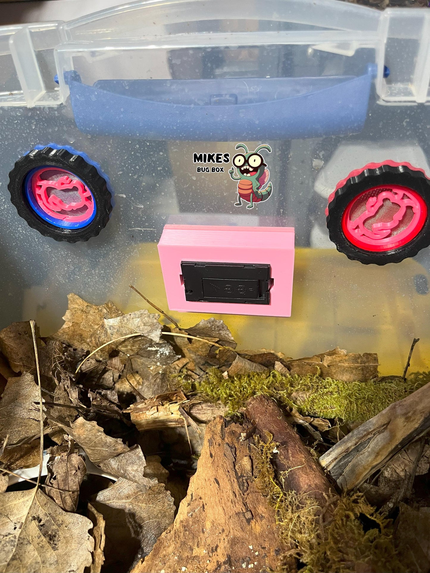 Magnetic Temp & Humidity Gauge Mount – for Isopods, Millipedes, Tarantulas