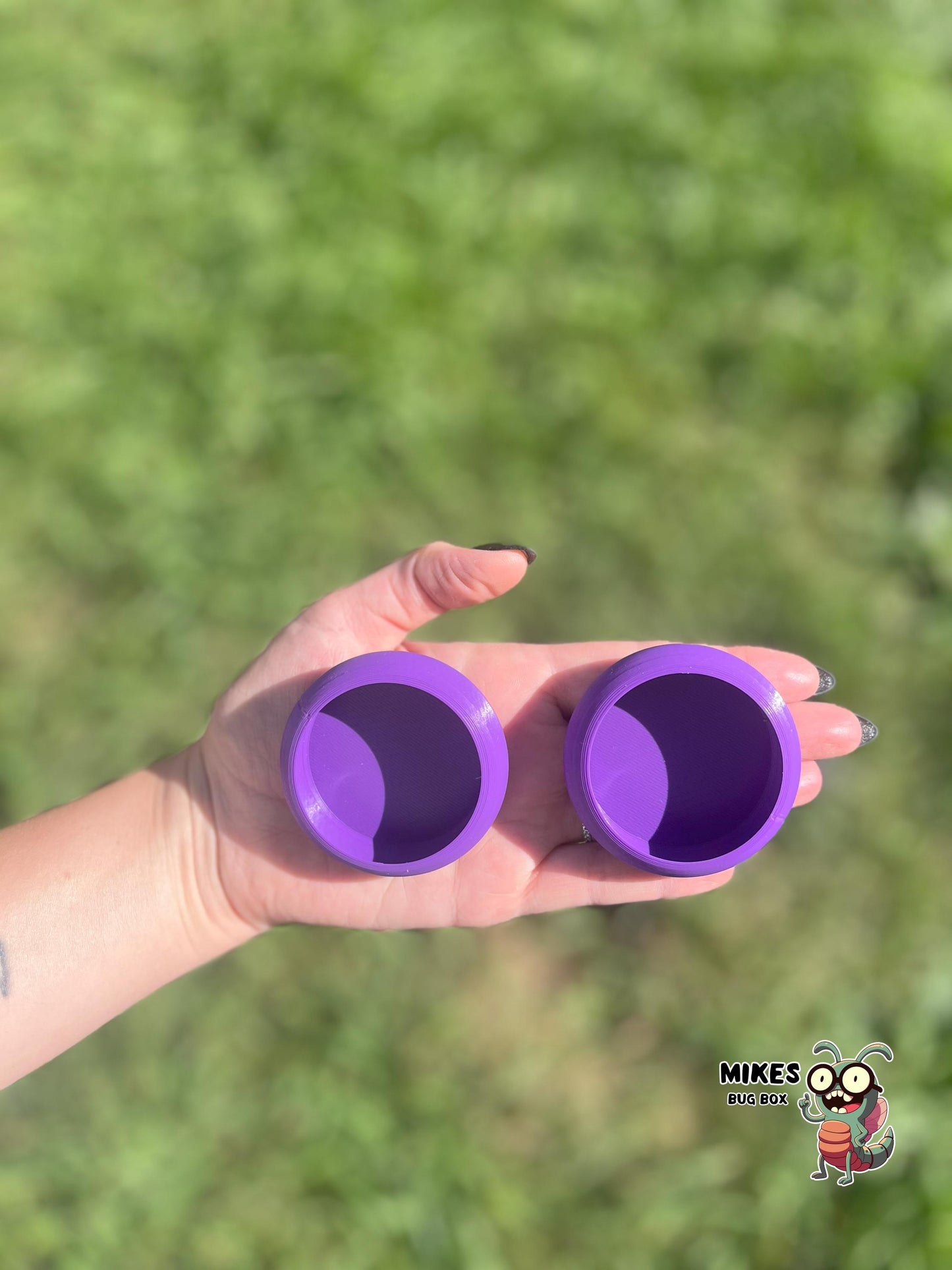 2-Pack Reptile “No Escape” Feeder Bowl – Custom Color Choice